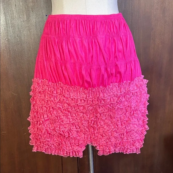 Pink Ruffled Shortie Bloomers XL - Picture 2 of 7